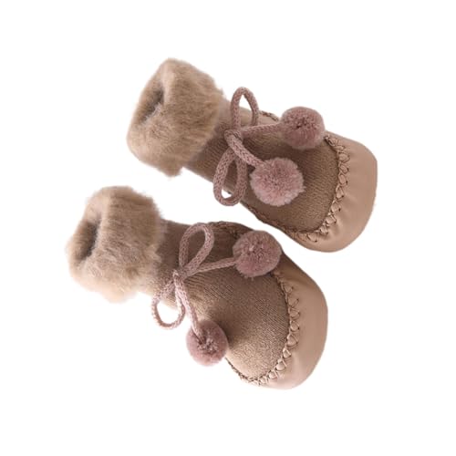 LIFKOME Cotton Toddler Socks Non-slip Breathable Warm Socks for Infants (size Xs 0-6 Months)