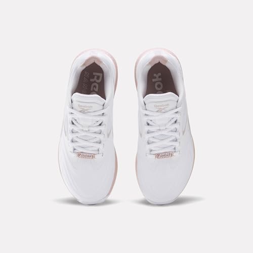 Reebok Women's Nano X5 Edge Trainers, White/Muted Mauve, 35 EU - 6