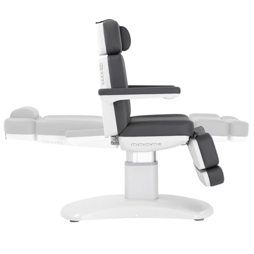 GreenLife 4 Motor Luxury Electric Facial Bed/Table Professional Medical Exam Chair Salon Beauty Bed Equipment Spa Care Aesthetic Chair Adjustment Silverfox 2222BN (Grey) - Image 5