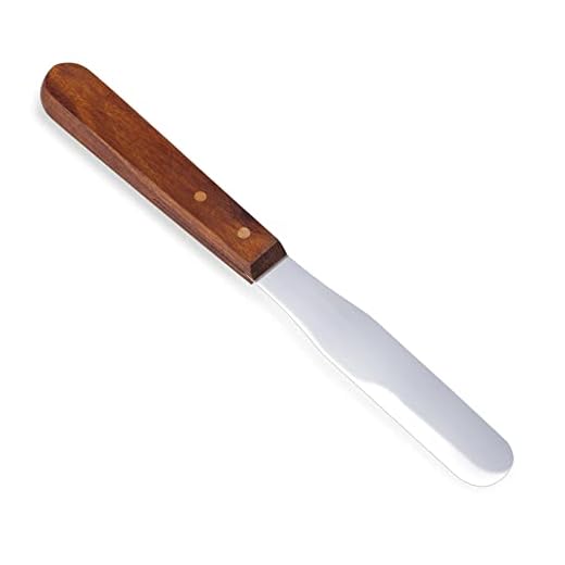 Annhua Dental Alginate Spatula 8" Dental Mixing Spatula Stainless Steel, Lab Spatula Tools for Mixing Stone, Plaster, Impression Material, Powders and Alginate