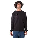 Hurley Herren Evd WSH Fiyah Ls Tee T-Shirt, schwarz, L