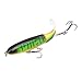 2 Pack Fishing Lures for Whopper Multi Jointed Swim Baits, 4.0 inch/0.5 oz with Floating Rotating Tail Topwater Bait Freshwater Saltwater Lures with Barb Treble Hooksfor Carp Bass Pike Trout Walleye