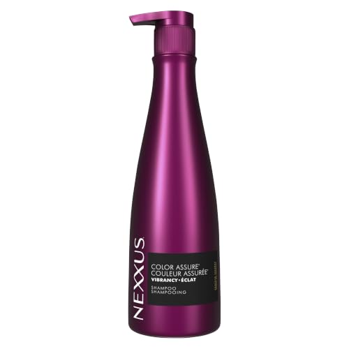 Image of Nexxus COLOR ASSURE Shampoo for Vibrancy for Color Treated Hair Powered by CHROMABOND SEALER with Citric Acid 13.5 oz