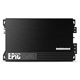 AudioControl EPIC1500 EPIC Series 1500 Watt RMS Compact 1-Channel Monoblock Car Audio Subwoofer Amplifier, Class D, Epic Boost, Subsonic Filter, Low Pass Filter, ACR-E Remote Bass Knob, Epicenter Link