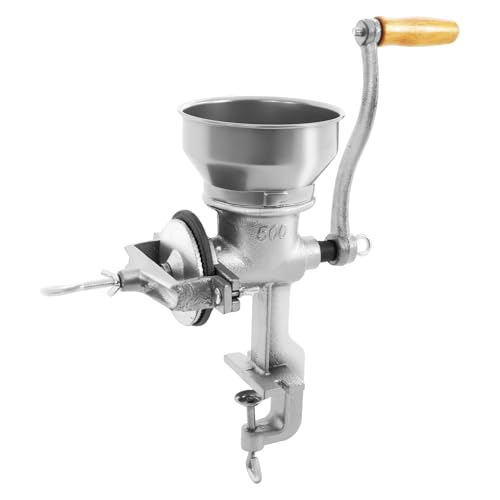 Getreidemühle Flockenquetsche,Manuelle Getreidemühle Getreideschleifmaschine Große Öffnung14cm Getreide Mühle für Mahlen von Körnern, Bohnen, Kaffee, Nüssen Getreidemühle Flockenquetsche,Manuelle Getreidemühle Getreideschleifmaschine Große Öffnung14cm Getreide Mühle für Mahlen von Körnern, Bohnen, Kaffee, Nüssen