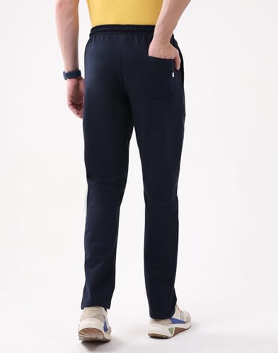 Image of Monte Carlo Men's Regular Fit Solid Track Pants | Drawstring Closure | Side Pocket Sports Lower | Comfortable & Stylish Lower for Men's