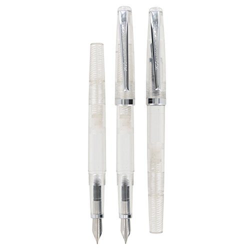 Noodlers Flex Nib Fountain Pen, Piston Fill, Clear Demo #TOP3