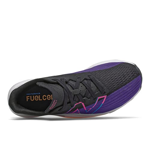 New Balance New Balance Women's FuelCell Rebel V2 Speed Running Shoe, Deep Violet/Black, 6 M US