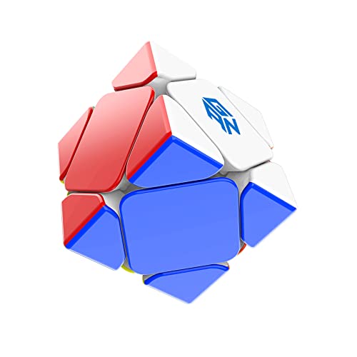 GAN Skewb 32 Magnets UV-Coated, Magnetic Speed Cube Gans Skewb Puzzle Cube Magic Cube Enhanced Version Light-Weight GES Pro 90Β° Corner Cutting for Children Adult Competition 32 Magnets Gloss