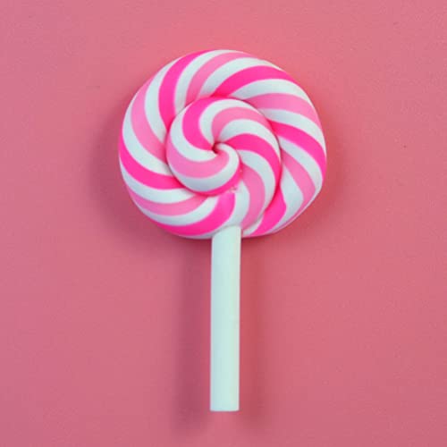 STOBOK 36 Peças De Pirulito De Argila Doces -Íris Torção Pirulitos Enfeite DIY Cor -Íris Artesanato