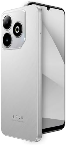BLU Bold K12 | 2025 | Unlocked | 6.8β HD+ 120Hz Infinity Display | 50MP Main + 8MP Selfie Cameras | 128GB Internal Storage | US Version | US Warranty | Silver - 3