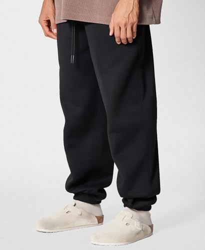 Image of dockstreet Baggy Joggers /Loose fit,High Waist Casual Lowers /Casual, Long Length Extra Baggy fit Lower in Cotton for Men