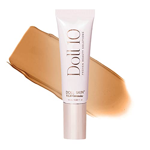 Doll Skin T.C.E Super Coverage Treatment Concealer - Color Correcting Lightweight Vegan & Good for Skin Makeup (Tan Deep)