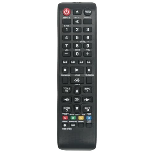 AH59-02424A Replacement Remote Control for Samsung Blu-ray DVD in Living Rooms or Rooms, No Programming or Pairing Needed, Replace Remote Compatible Models HT-E350 HT-E355 HT-E350K HT-E353K HT-E353HK