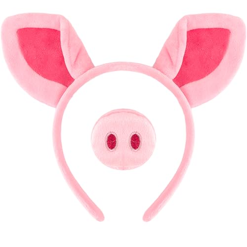 Chanaco Pig Ears Headband and Nose Set