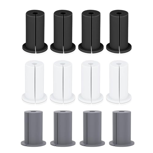 Image of Wall Grommets for Cables 4PCS Ethernet Cable Grommet 1 Inch Rubber Wall Pass Through for Home and Outdoors