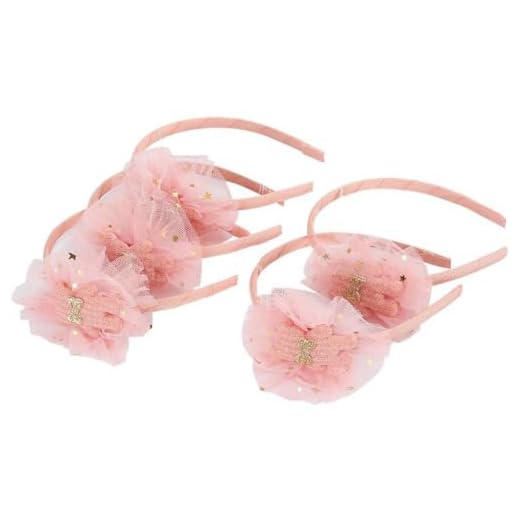 Kit com 5 Tiaras Infantis, Make +, Ursinho