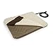 K&H Pet Products Lectro-Soft Orthopedic Outdoor Heated Cat Bed for Outdoor Cat Houses, Safety Listed Automatic Warming Pad, Soft and Flexible, Waterproof, Washable Cover - Small 18 X 14in Tan 20W