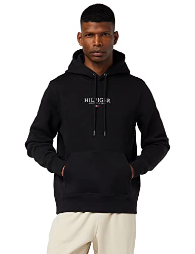 Tommy Hilfiger Herren Kapuzenpullover Hilfiger Logo Hoodie aus...