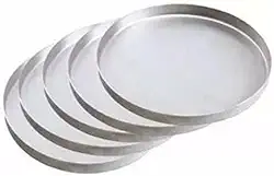 Kit Forma P/ Pizza Em Aluminio 30, 40, 45cm