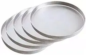 Kit Forma P/ Pizza Em Aluminio 30, 40, 45cm