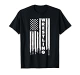 Vintage American Flag Wrestling Quote T-Shirt