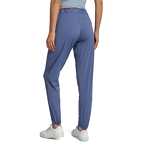 Image of Haowind Joggers for Women with Pockets Elastic Waist Workout Sport Gym Pants Comfy Lounge Yoga Running Pants