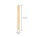 Horizon Group USA Classic Pine Wood Sticks for Craft, 4.5 inch (Pack of 200), Assorted