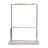 YF-CHEN Holder Marbling Resin Retro Nordic Jewelry Organizer Rack Display Earrings Stand Vintage Ear