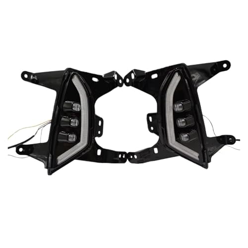 DRL LED para Chevrolet Equinox con luz de giro de tres colores 12V y cubierta antiniebla