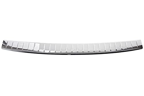 RECAMBO Boot Sill Protector Stainless Steel High Gloss Polished Chrome Look Compatible with Kia Sportage QL from 07/2018 Onwards Styling and Protection for the Bumper - Image 3