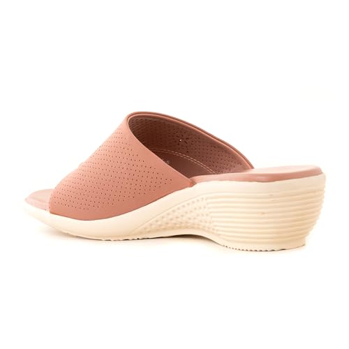 Image of Khadim's 6511365 Lightweight Durable Extra Soft Trendy Premium Stylish Casual Slip-On Heels for Women