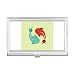 Fish Twins Taichi Pattern Business Card Holder Case Pocket Box Wallet