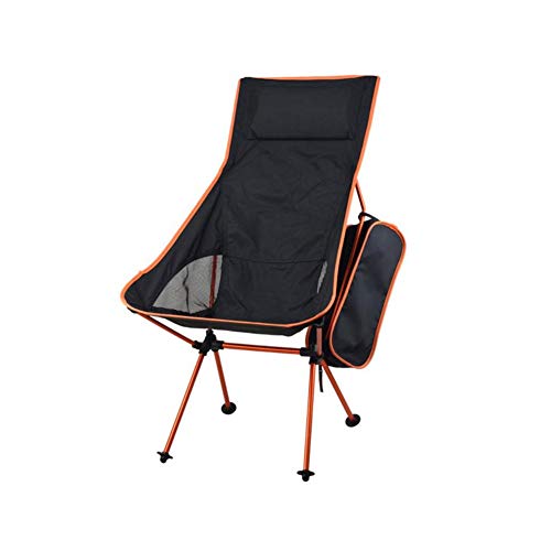 DEXING Camping Chairs, Lightweight Camping Chairs with 330pound Capacity, Built-in Headrest and Carry