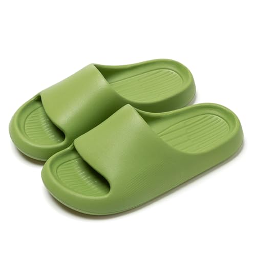 Rojeam Unisex Sliders Non-Slip Quick Dry Shower Slippers House Sandals for Indoor & Outdoor Bathroom Garden Pool