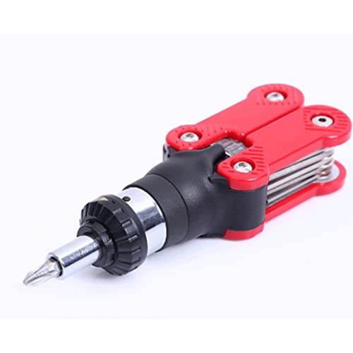 MQPALZKD 15 in 1 Multifunction Ratchet Screwdriver Set Slotted Phillips Screwdriver Hardware Combination Tool Hand Tools