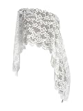 BEAUDRM Women's Y2k Lace Poncho Cape Tops Shawls Country Concert Outfits