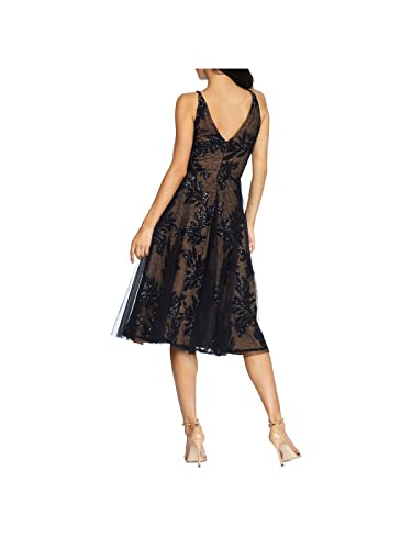 Dress-the-Population-Womens-Courtney-Sleeveless-Veiled-Fit-Flare-Midi-Dress