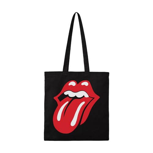 Sac fourre-tout de grande capacité The Rolling Stones en toile ultra résistante