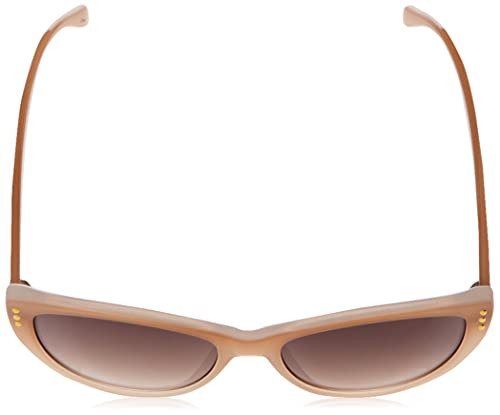 Martha Stewart Women's Ms117 Glamorous Uv400 Protective Cat Eye Sunglasses. Timeless Gifts For Her, 55 Mm, Milky Nude #TOP3