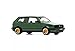 POP RACE Model Car Compatible with Volkswagen Golf GTI MK2 Green 1/64 Diecast Model Car PR640099