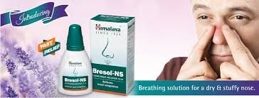 Himalaya Bresol NS Saline Nasal Solution, 10 ml -Pack of 2