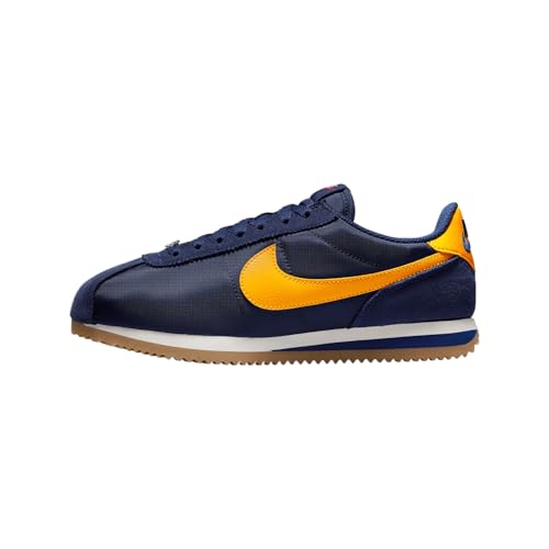 Nike Cortez Women's Shoes (DZ2795-403, Midnight Navy/Blue Void/Sail/University Gold)
