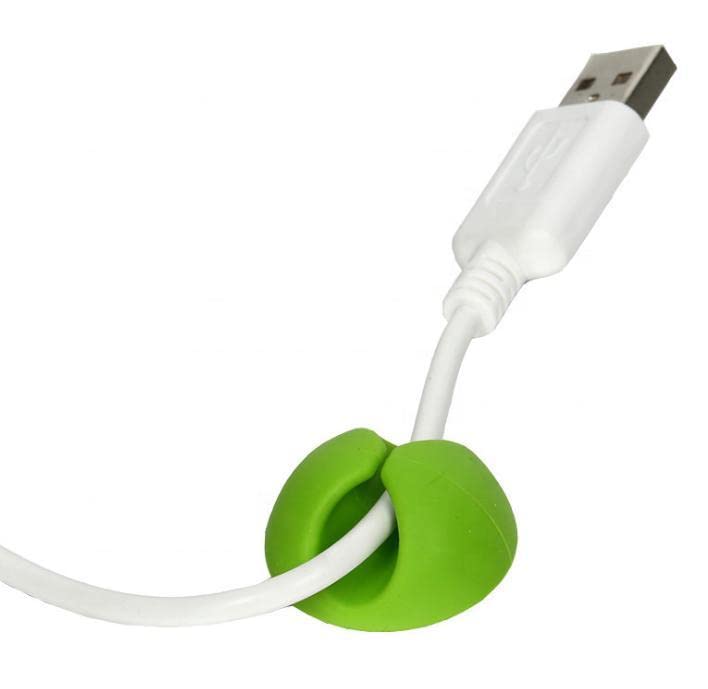 Selbstklebende Kabelclips Lifeswonderful – 10er Pack, Orange, Für USB-Kabel & Ladekabel Schreibtisch Zubehör
