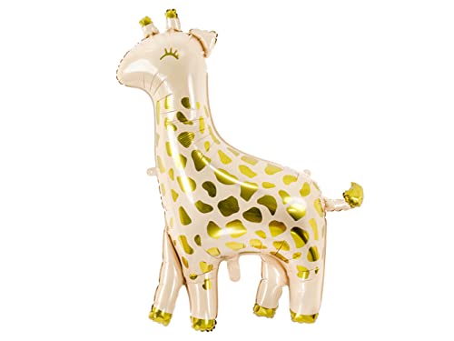 Balão foil mylar em forma de girafa 80 x 102 cm