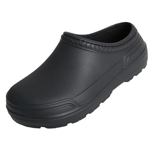 Zuecos de Trabajo Unisex EVA, Zapatos Impermeables Antideslizantes para Chef, Enfermera, Industria Alimentaria, Cocina y Hospital(38-39)