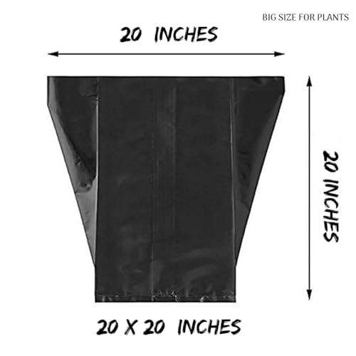 Image of Go Garden Big Size 20 X 20 Inch Grow Bags for Terrace Gardening, Large Plants, and Trees | Pack of 30 | Durable and Reusable | Ideal for Leafy Vegetables and Hybrid Plants