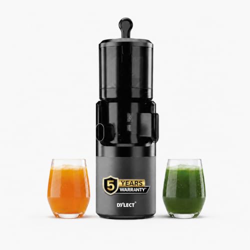 Image of DYLECT Nutri Pro Cold Press Juicer for Home | 140mm Wide Chute | Powerful AC Motor | Silent Operation <58dB | Advanced Safety Features | Quick Assembly & Easy Cleaning | All Types:Hard, Soft & Leafy