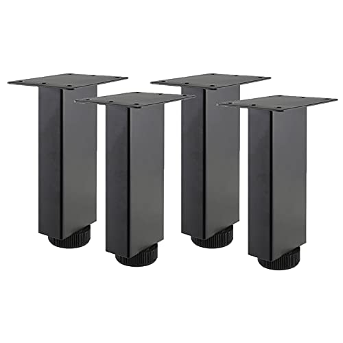 Patas de muebles ajustables de metal: elevadores de repuesto para patas de sofá y mesa 2