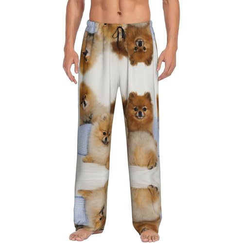 Pantalon de pyjama pour homme grand et gros noir taille L EdWal doux